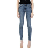 Guess Blue Cotton Skinny Jeans